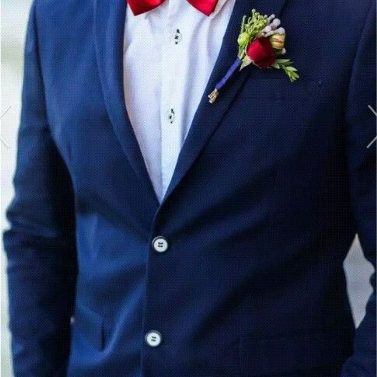 KAST PE - Corbata Michi Clásica de Hombre para Boda - Rojo