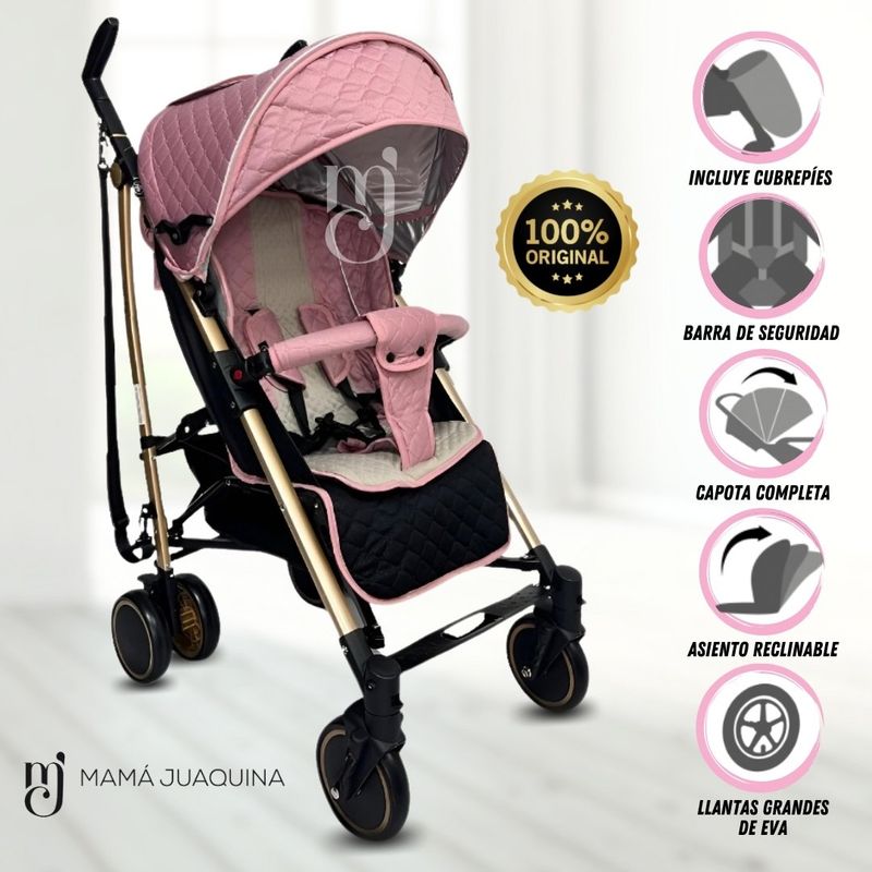 BABY - Coche Bastón «NAMILE» Pink