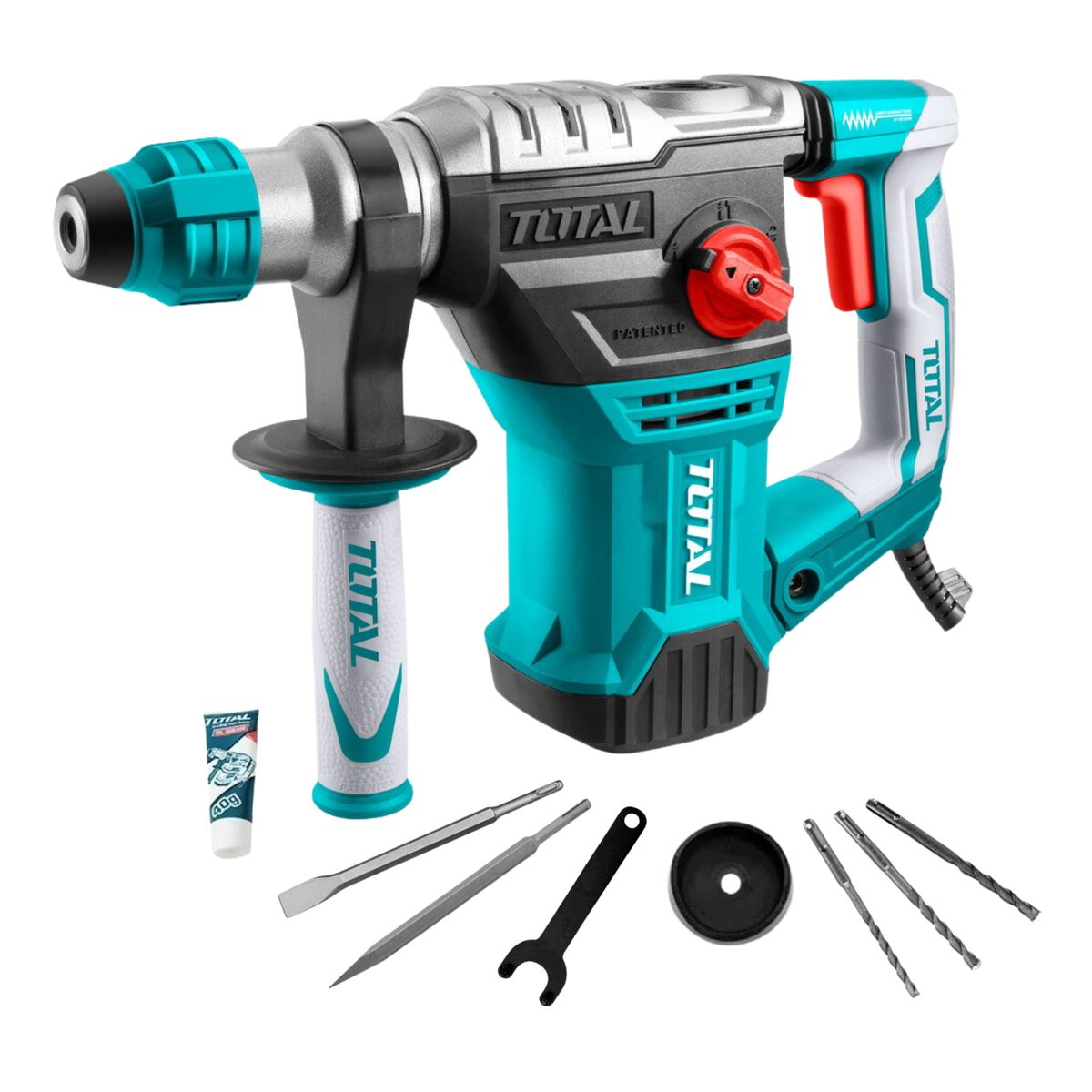 TOTAL TOOLS - Rotomartillo 1500w 5.5 Joules Industrial Total
