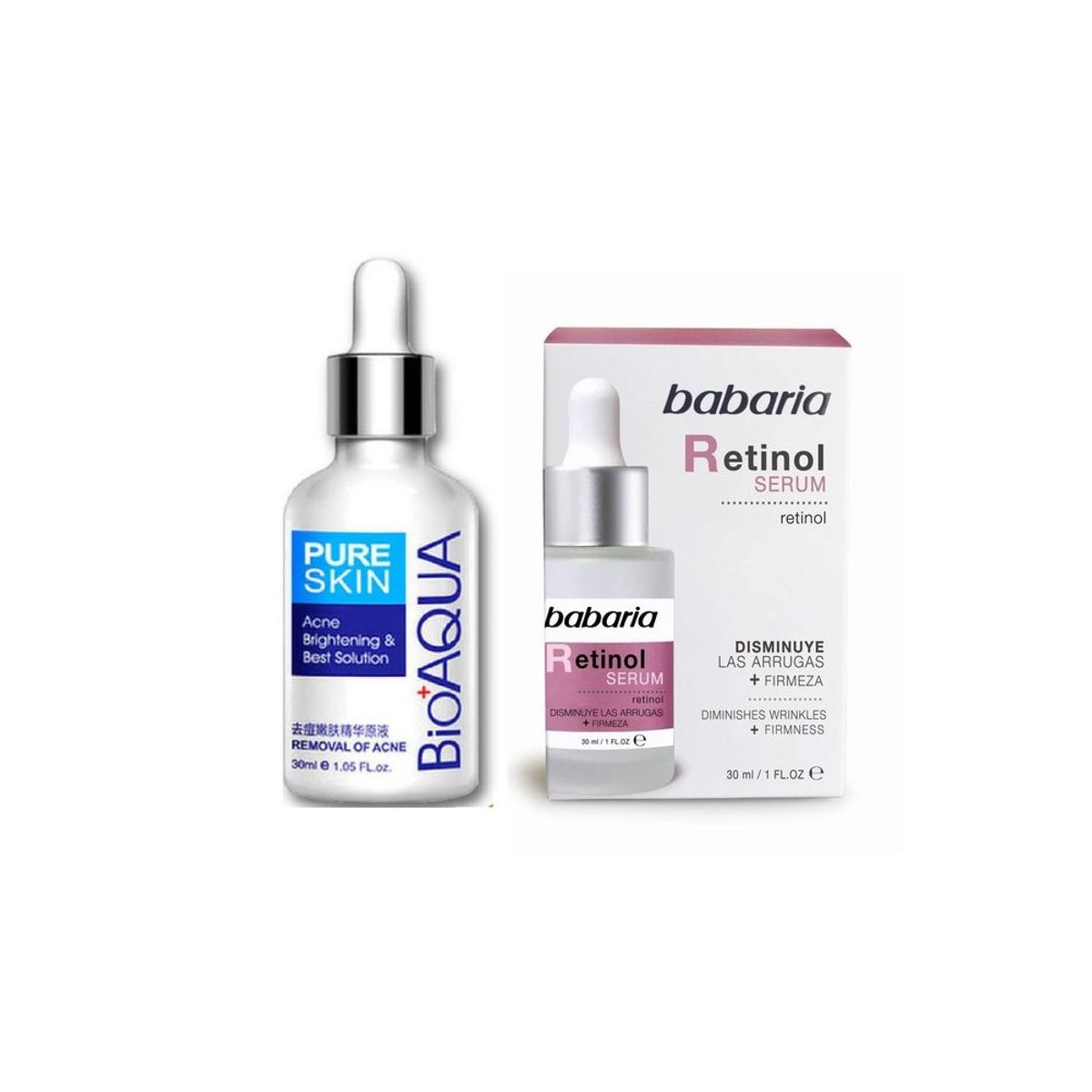 BIOAQUA - Serum aclarante Anti Acné - Bioaqua + Serum Facial Retinol - Babaria_123