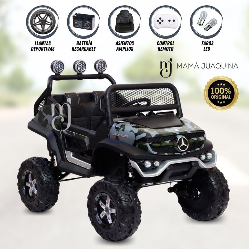 MERCEDES BENZ - Carro a Batería 4 x 4 «OBELIX» Todo Terreno Camuflado