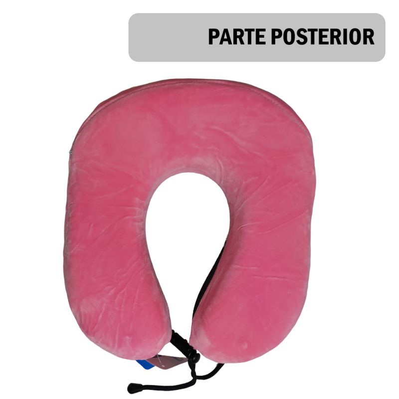 ROMAX - Almohada cojin de viaje para cuello - Rosa