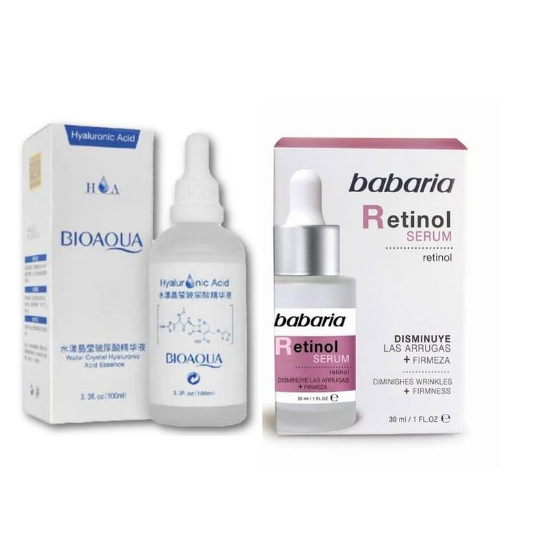 BIOAQUA - Serum Ácido Hialurónico 100 ml Bioaqua + Serum Facial Retinol_123