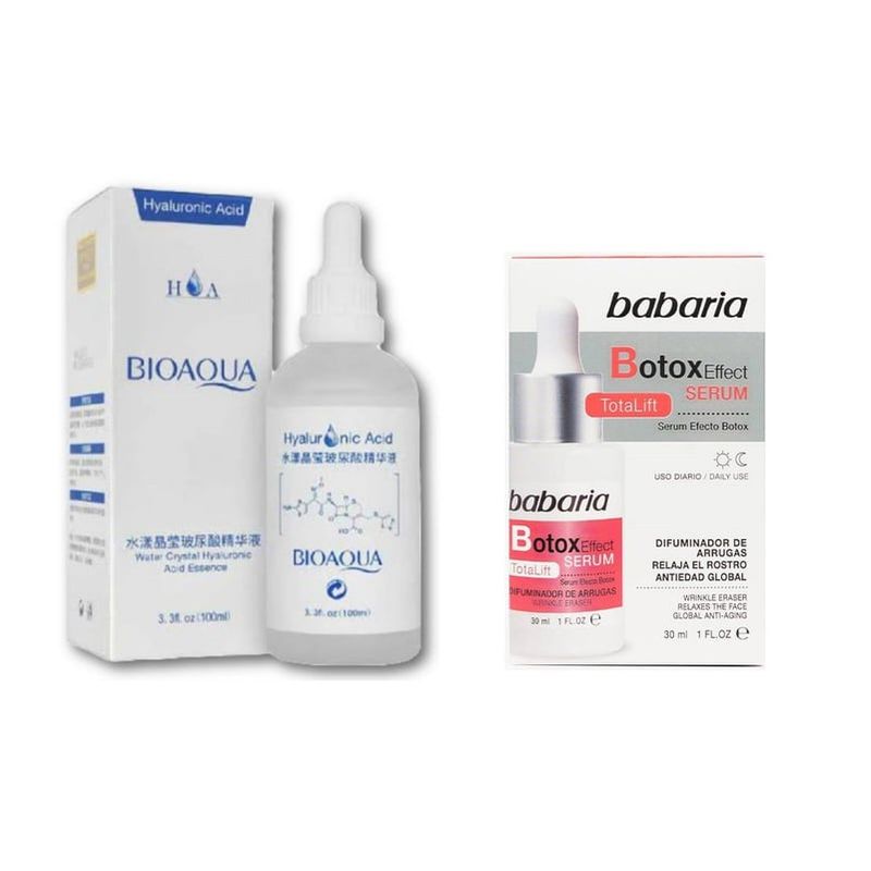BIOAQUA - Serum Ácido Hialurónico 100 ml + Serum Facial Botox Effect - Babaria_123