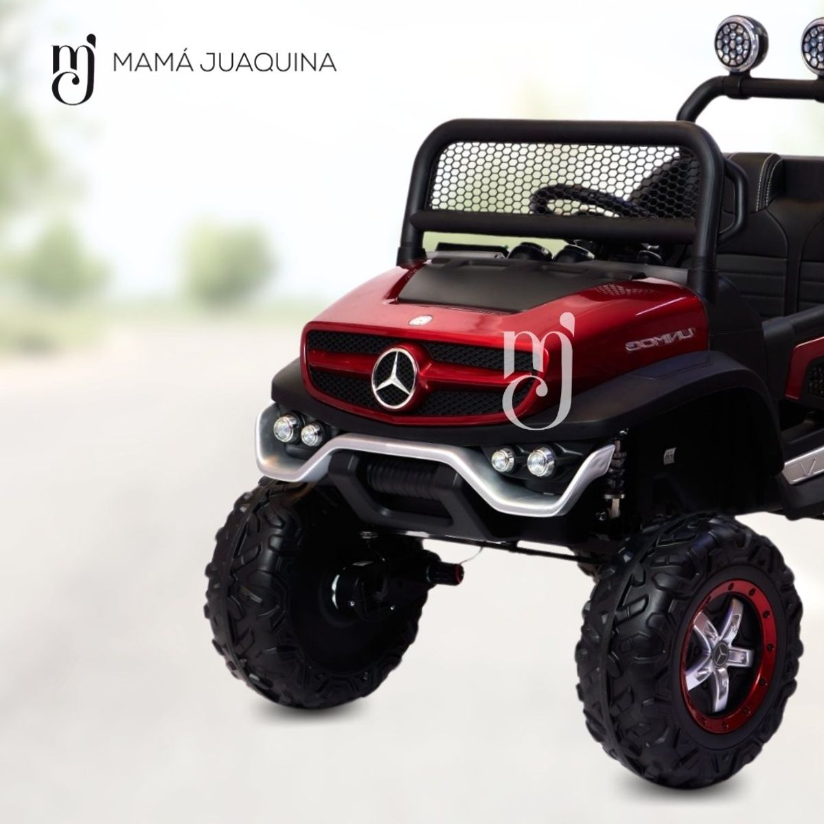 MERCEDES BENZ - Carro a Batería 4 x 4 «OBELIX» Todo Terreno Borgoña