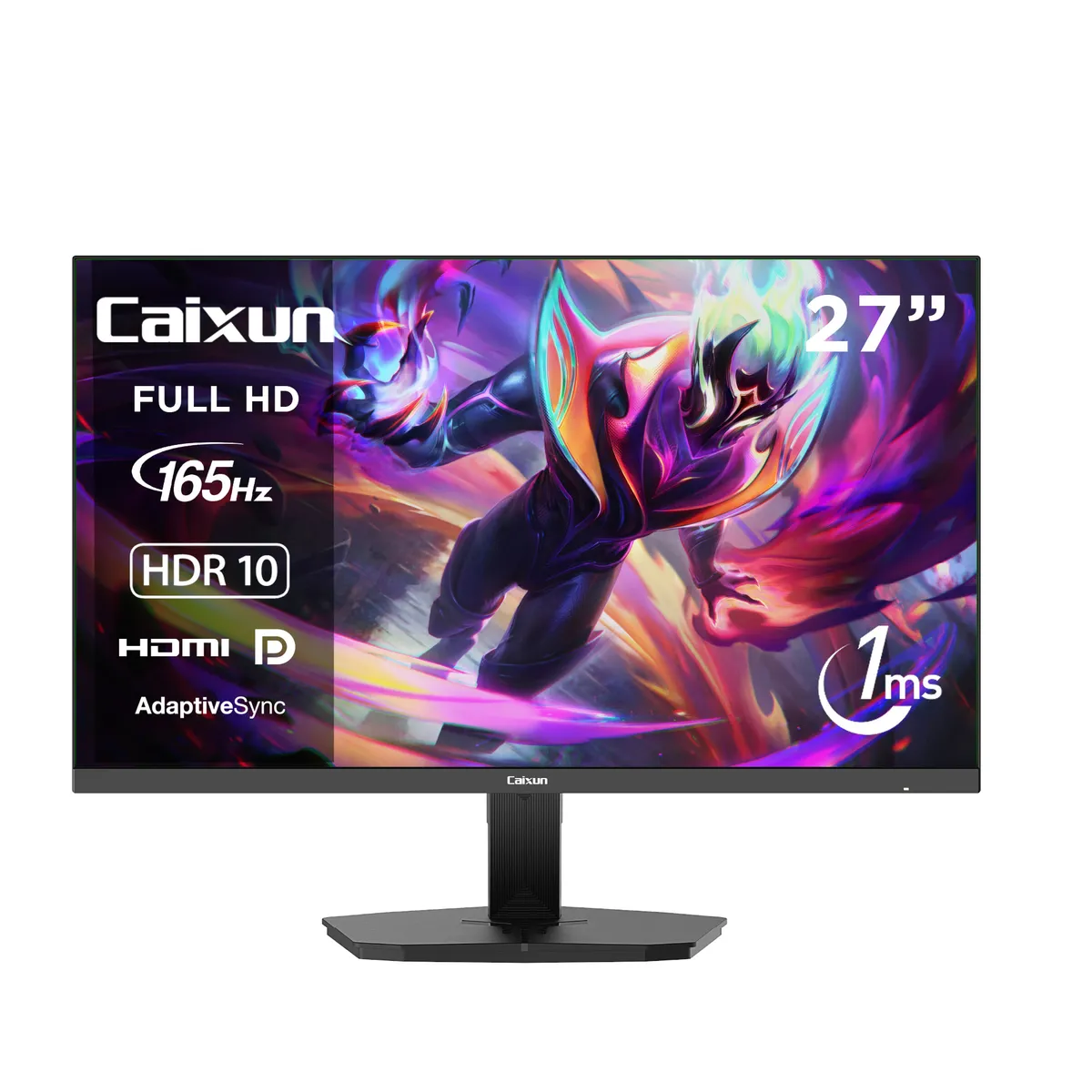 CAIXUN - Monitor Gamer Plano Caixun 27 FHD IPS 165Hz sRGB120% HDMI DP C27F4F