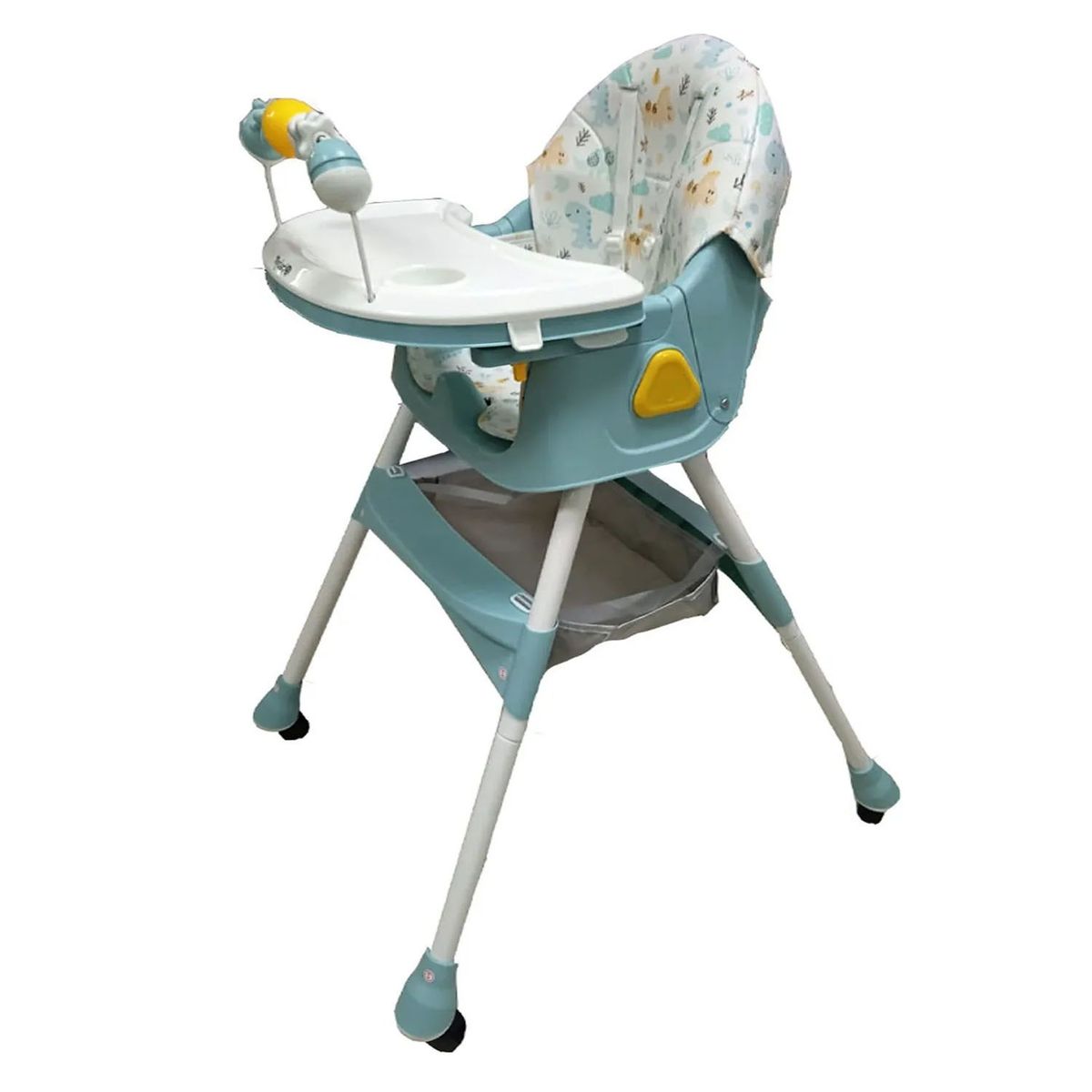 EBABY - Silla de Comer Ebaby Plegable Doble Bandeja LULU Verde