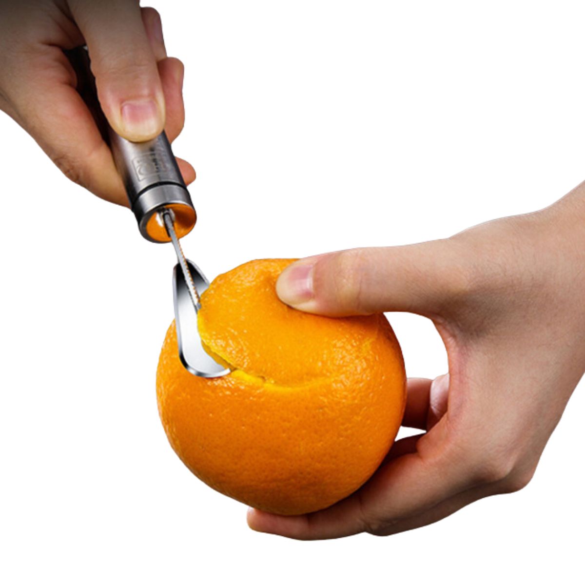 GENERICO - PELADOR DE NARANJA 18 CM ACERO INOXIDABLE 304