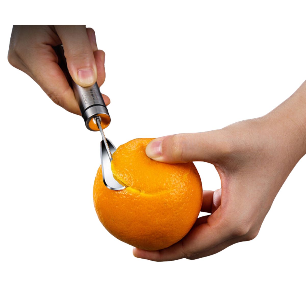 GENERICO - PELADOR DE NARANJA 18 CM ACERO INOXIDABLE 304