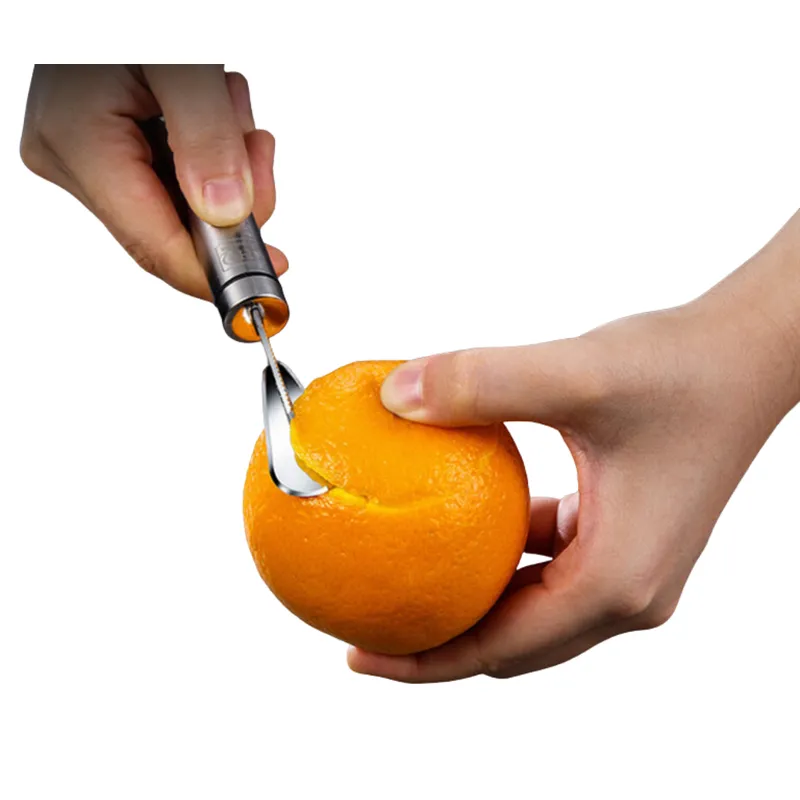 GENERICO - PELADOR DE NARANJA 18 CM ACERO INOXIDABLE 304