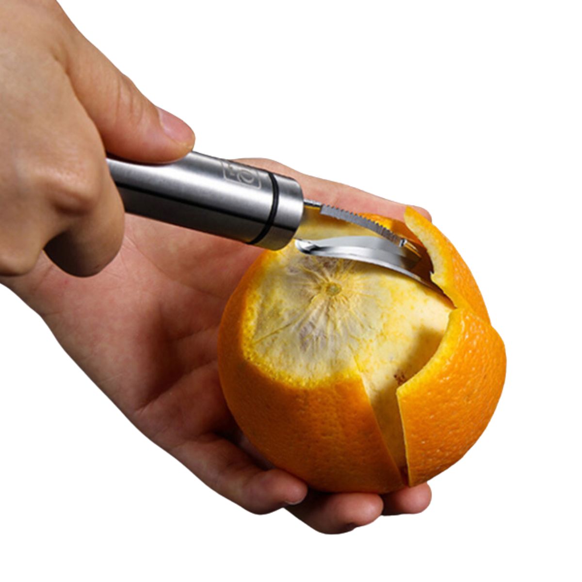 GENERICO - PELADOR DE NARANJA 18 CM ACERO INOXIDABLE 304