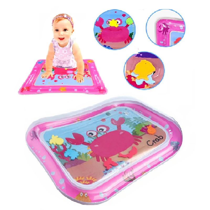 GENERICO - Alfombra con Diseño Llamativo Rosado para Entretener al Bebe