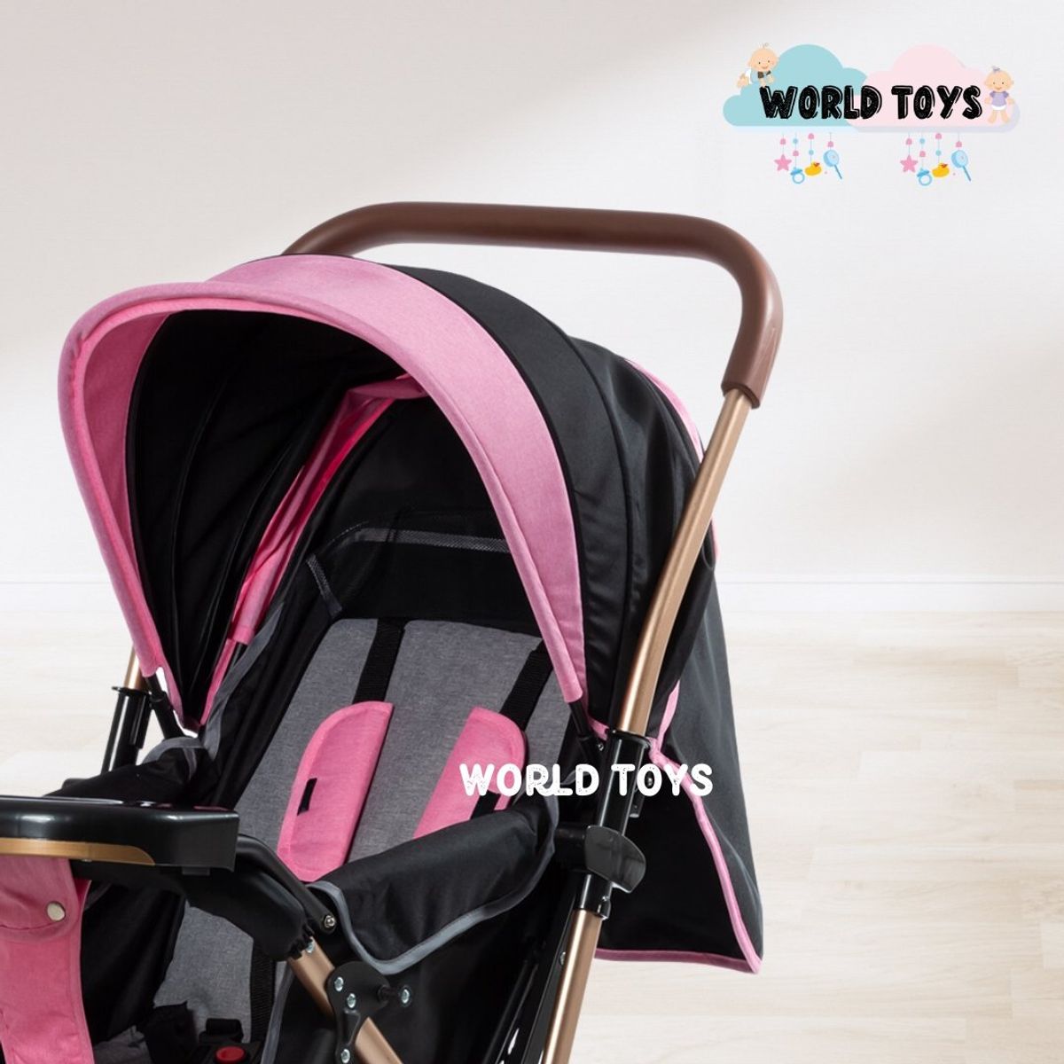 BABY - Coche Cuna de Lujo «GRAND PIETRI» Edición Limitada Pink