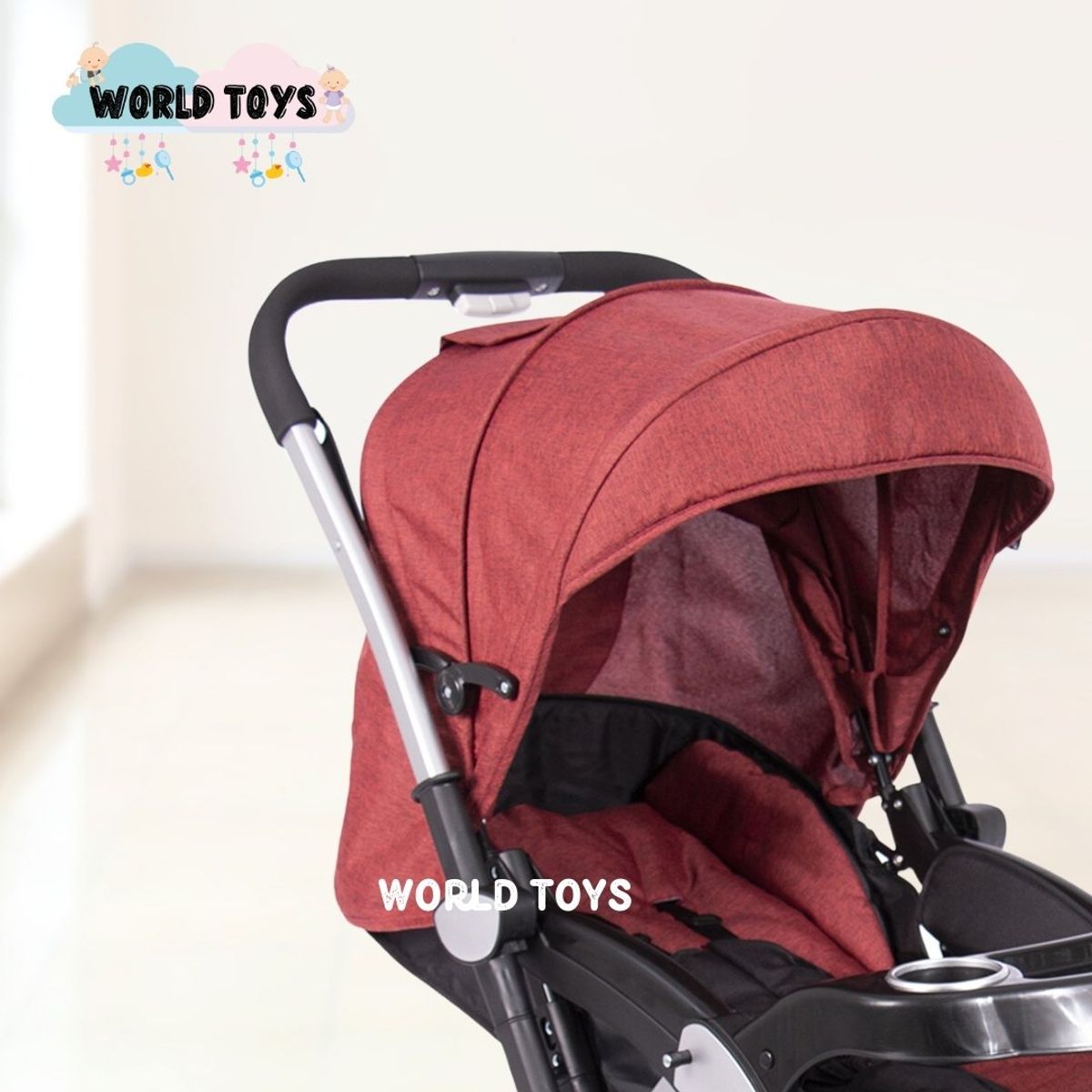 BABY - Coche Cuna de Lujo «JAZZ » Edición Limitada Red