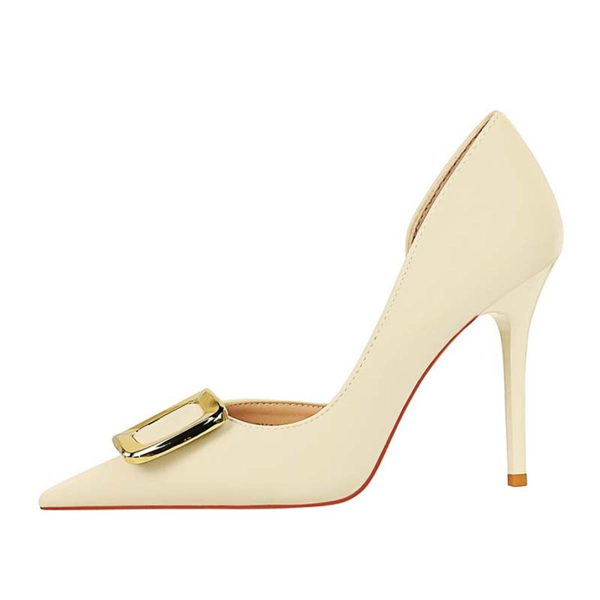 SHANDIAN - Zapato Formal Mujer Beige