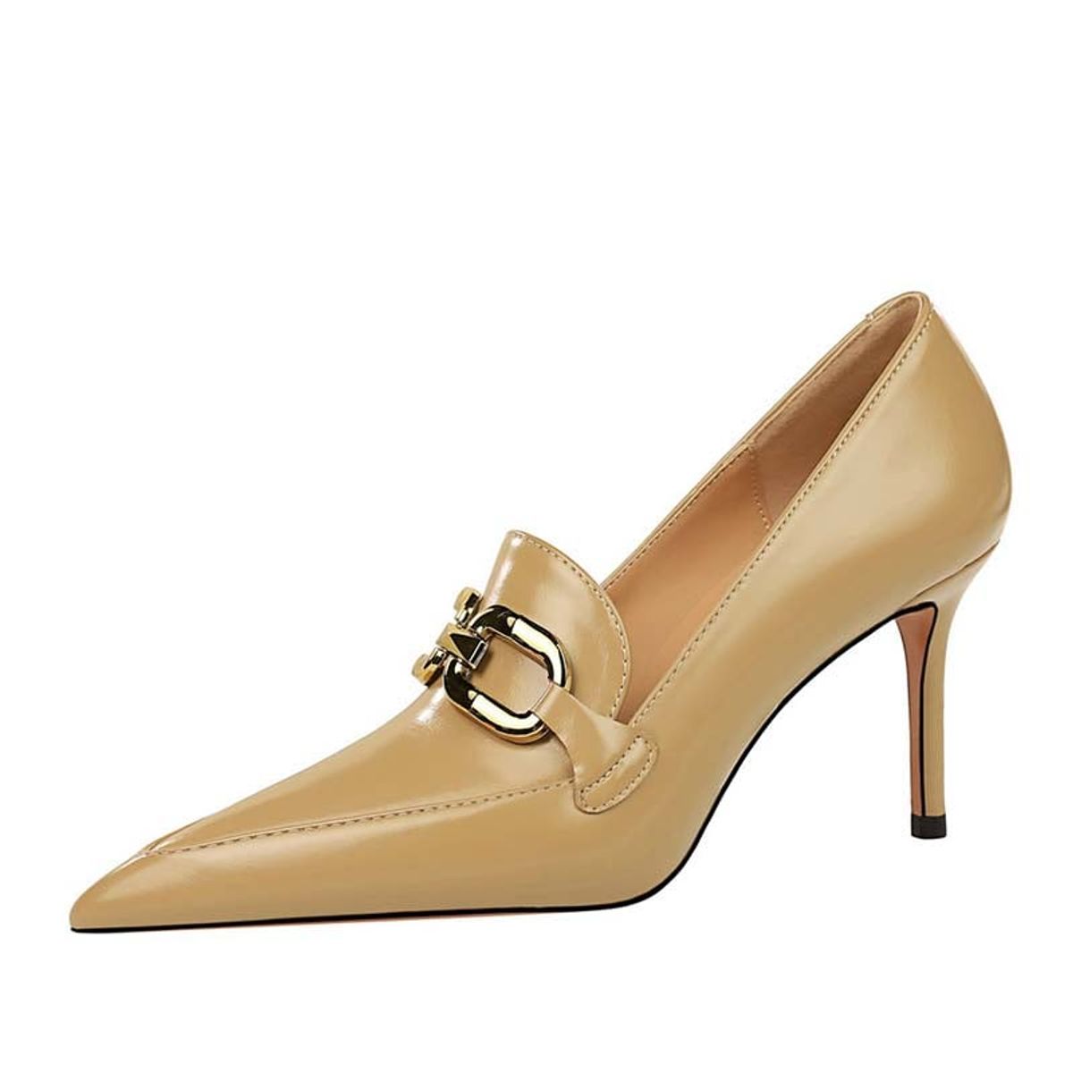 SHANDIAN - Zapato Formal Mujer Beige