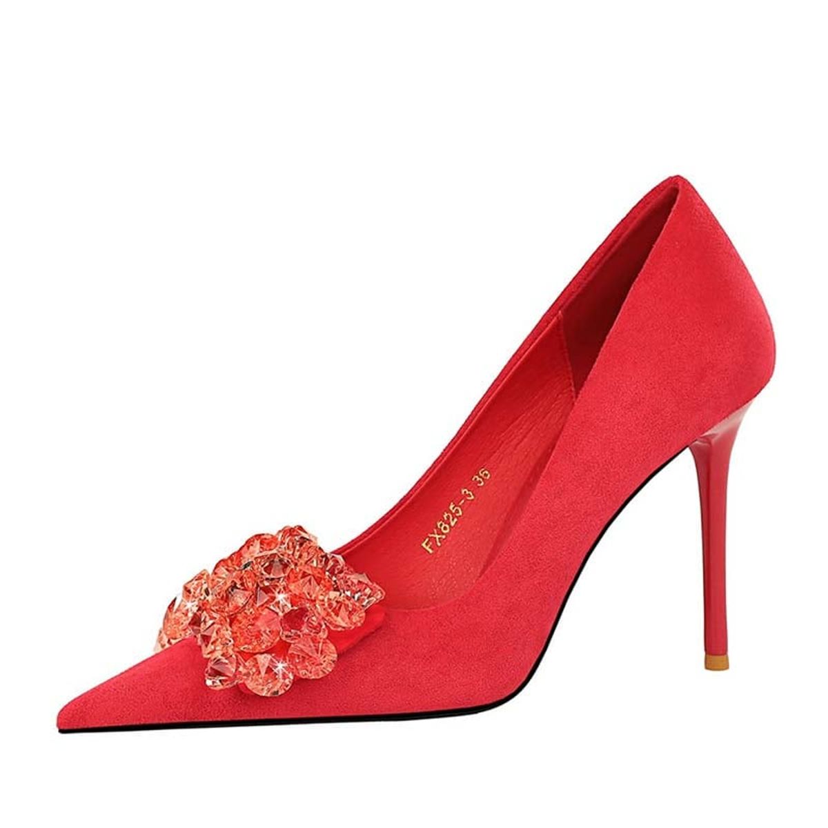 SHANDIAN - Zapato Formal Mujer Negro