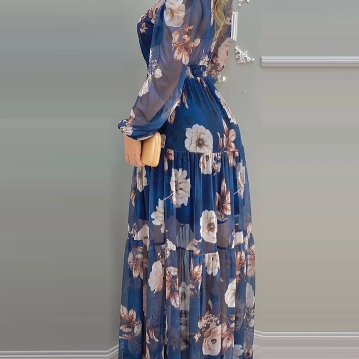 GENERICO - Vestido Laia  Floral manga larga