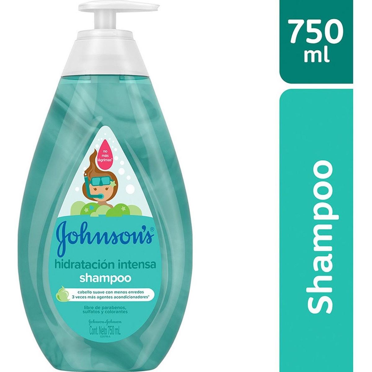 JOHNSON'S BABY - Shampoo Johnsons Hidratación Intensa 750ml