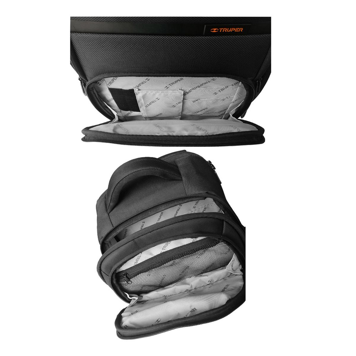 TRUPER - Mochila porta laptop + lonchera termica + tomatodo Truper