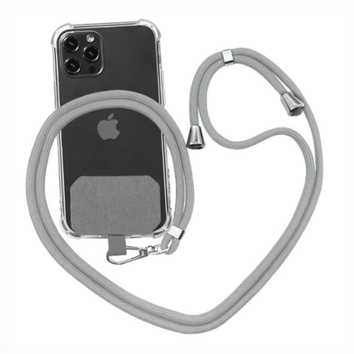GENERICO - Lanyard de Nylon Para Celular - Gris