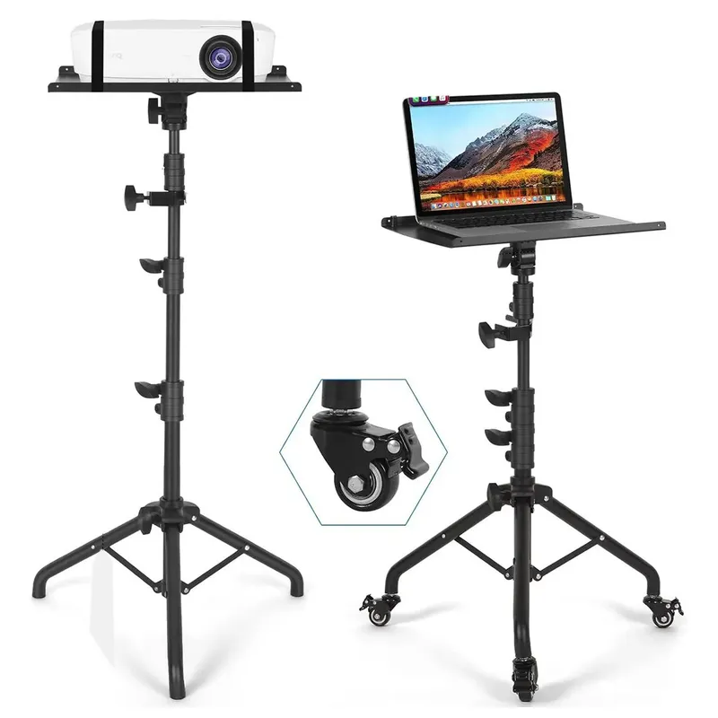 GENERICO - Pedestal De Laptop O Proyector Con Ruedas soporta hasta 10Kg All Sound