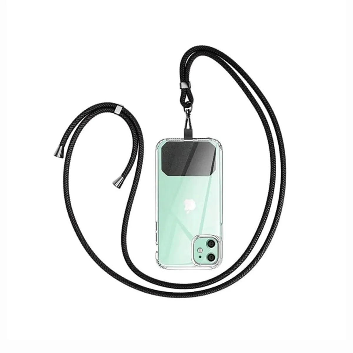 GENERICO - Lanyard de Nylon Para Celular - Negro