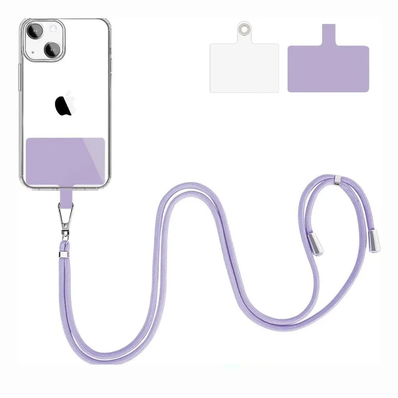 GENERICO - Lanyard de Nylon Para Celular - Lila