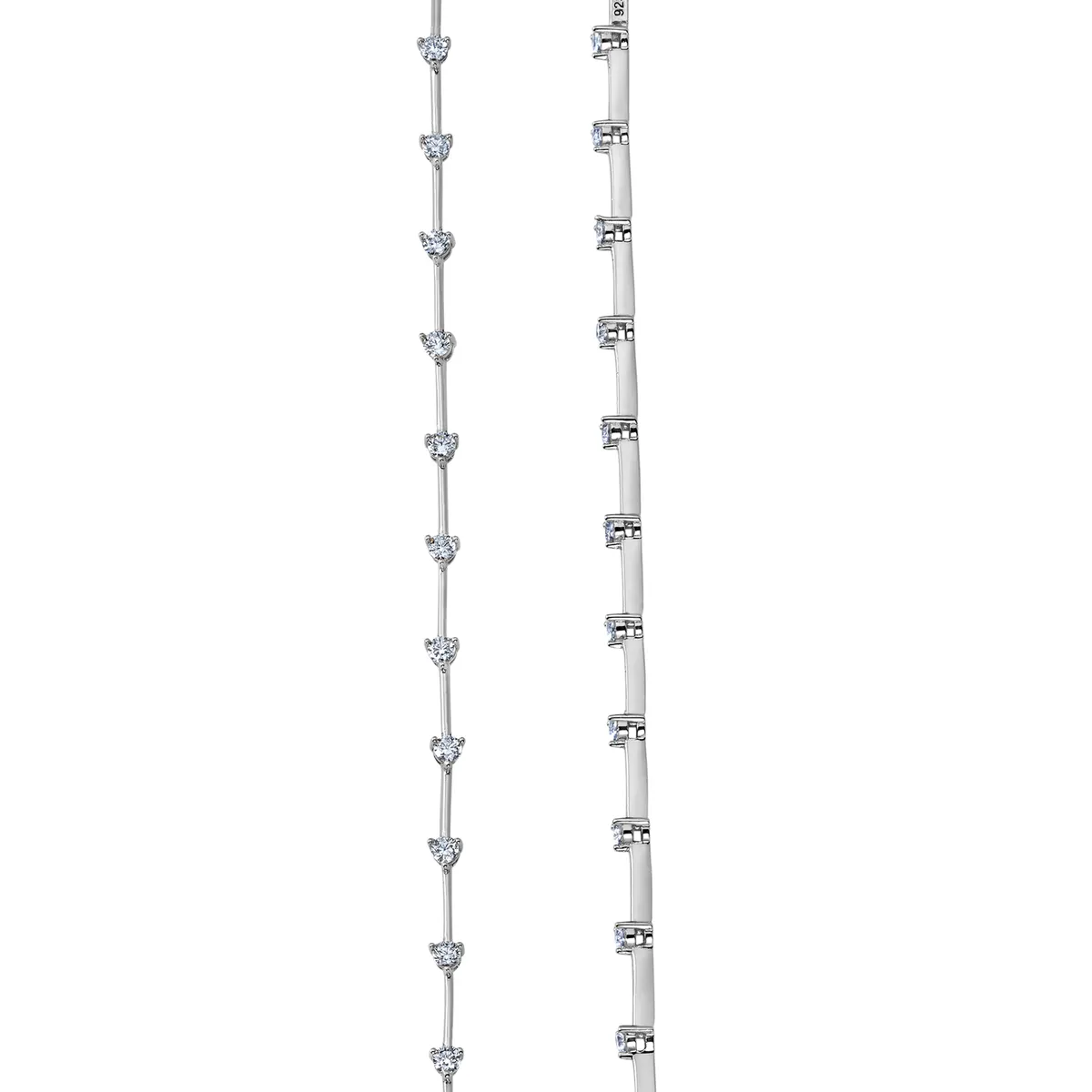 CRISLU - Aretes lineales Flash Bar