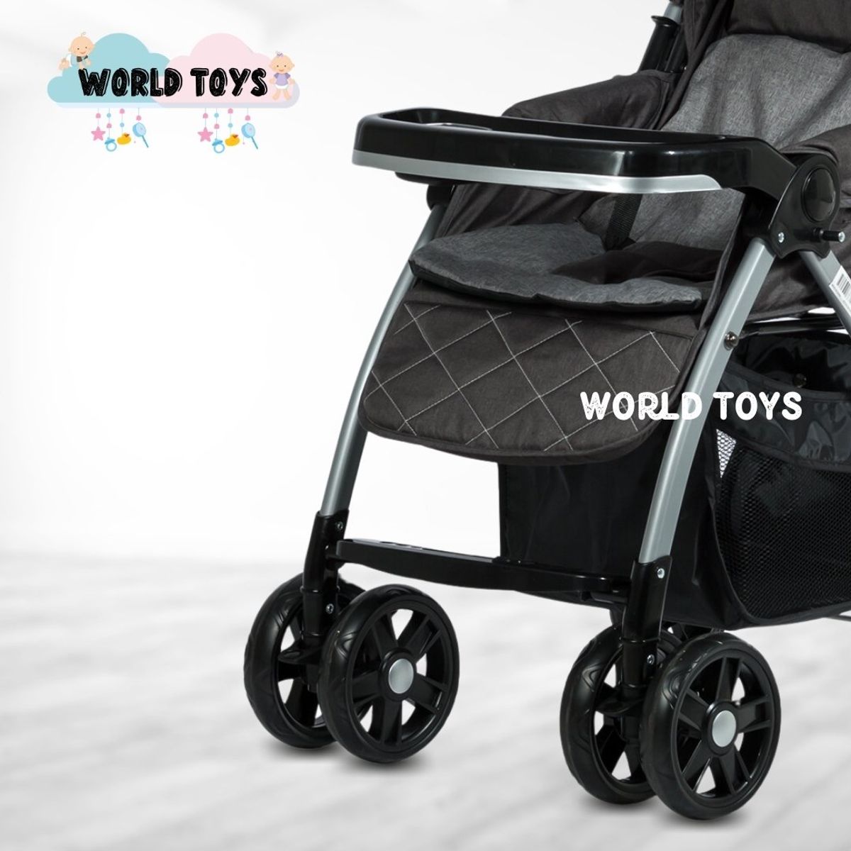 BABY - Coche Cuna de Lujo «VINCENT» Edición Limitada Black