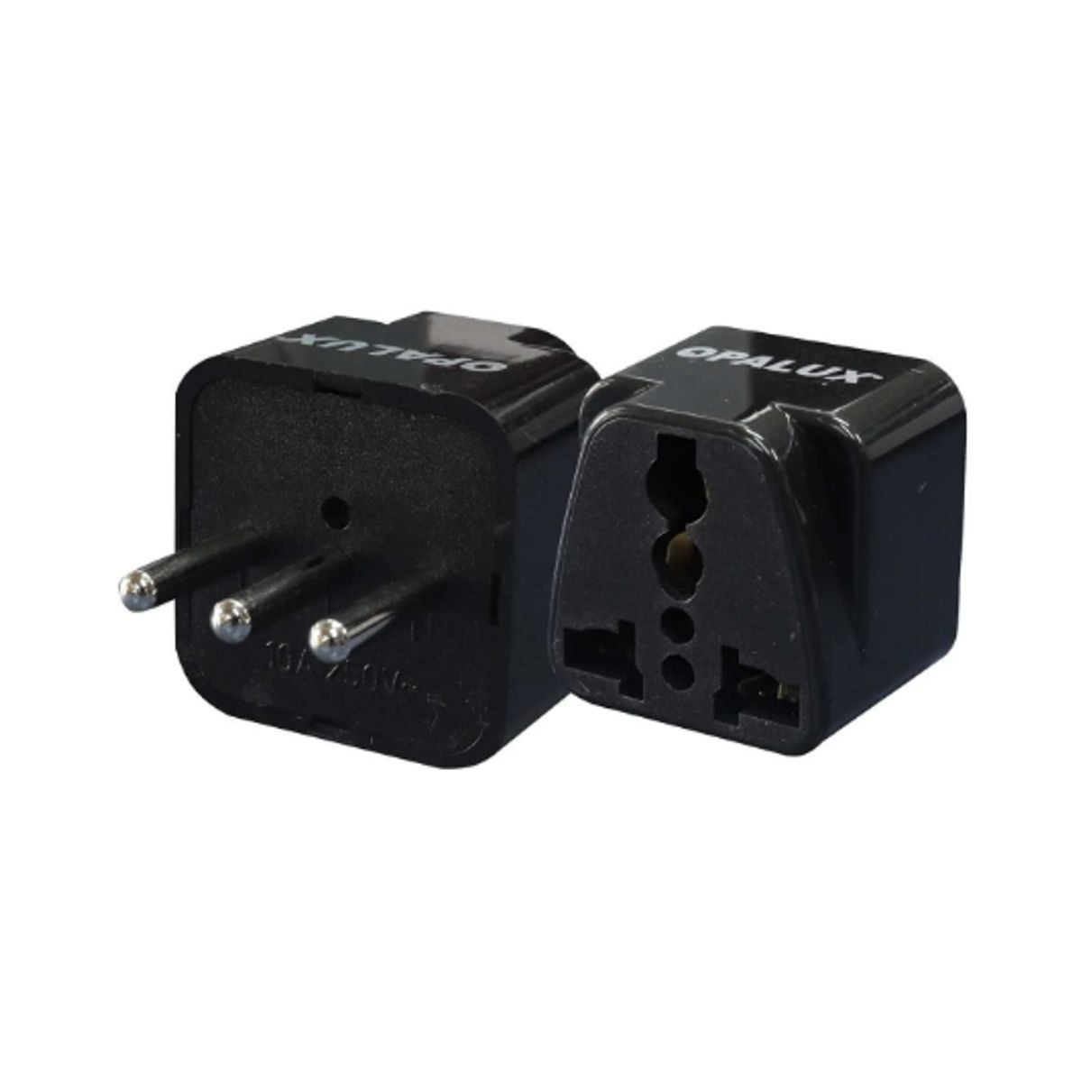 OPALUX - Adaptador Enchufe con Toma Tierra OP-603-LNG OPALUX