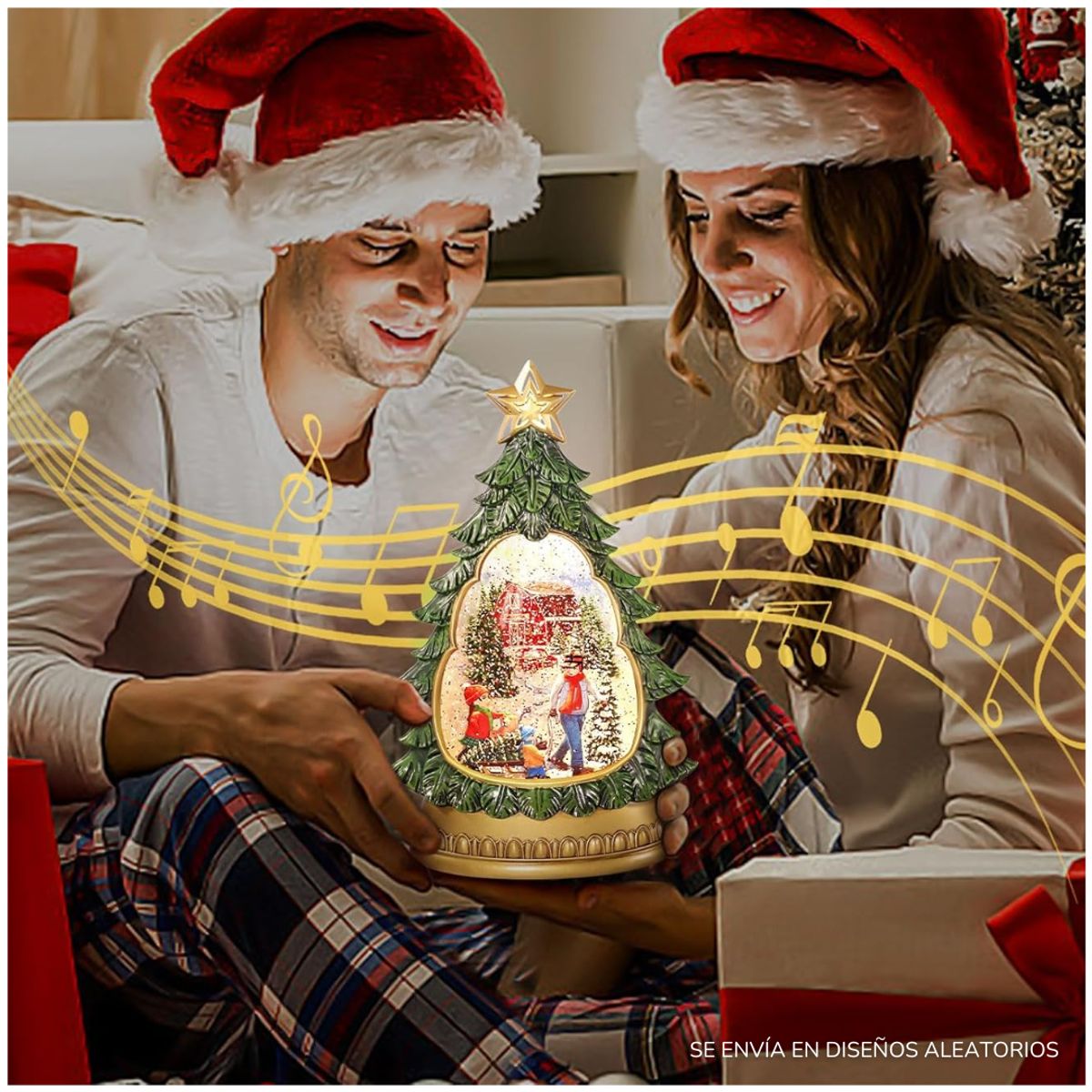 GENERICO - Lampara Adorno navideño Arbol de Navidad