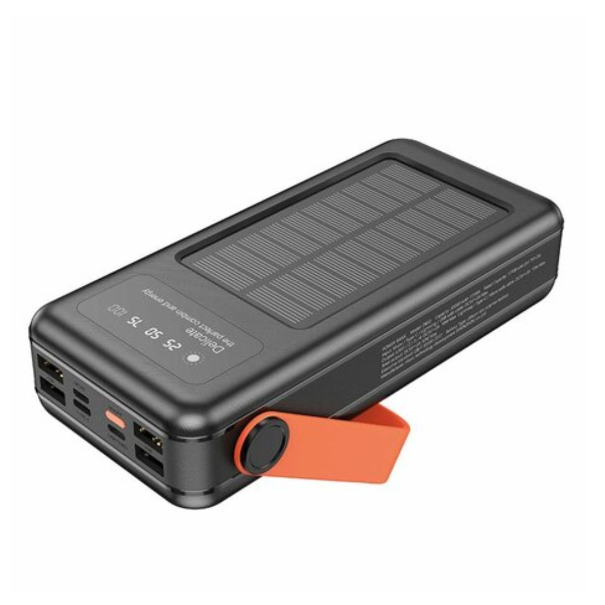HOCO - Bateria Portatil HOCO 30000mAh Carga Rapida 22 5W Carga Solar