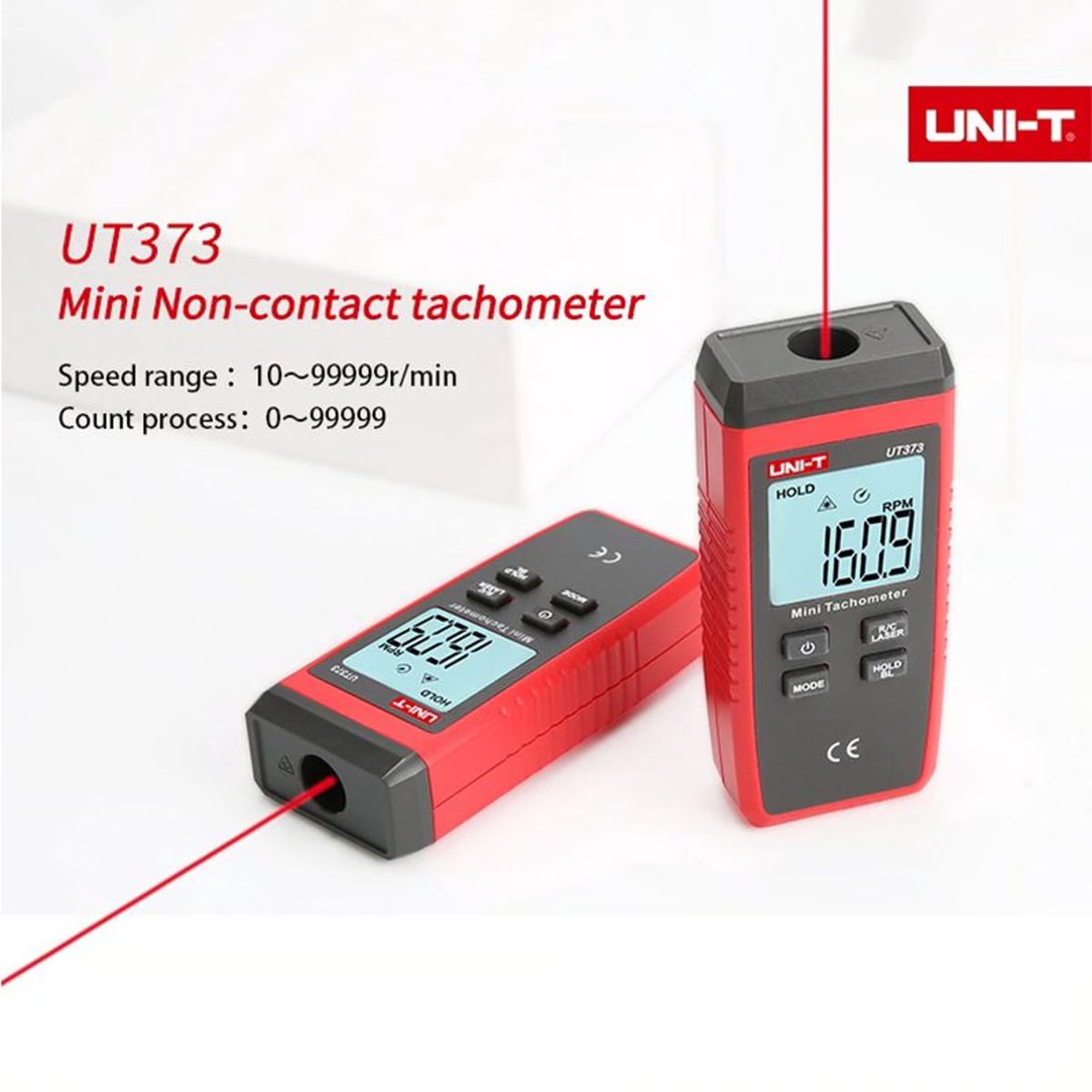 UNI T - Tacómetro Mini Laser Digital UNI-T UT-373