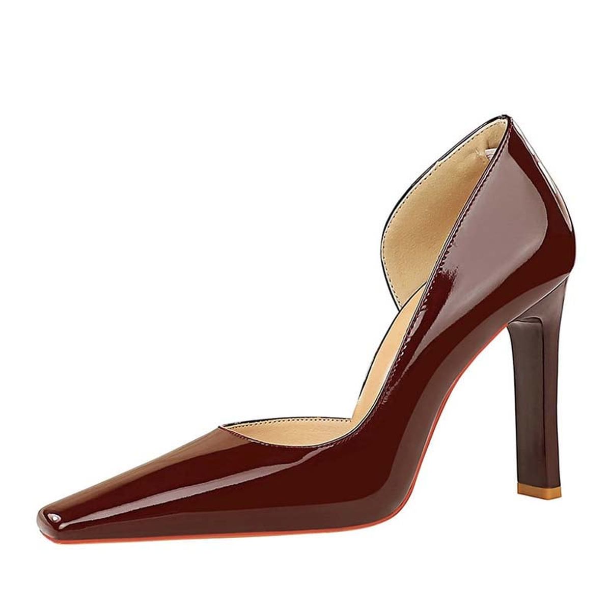 SHANDIAN - Zapato Formal Mujer Rojo