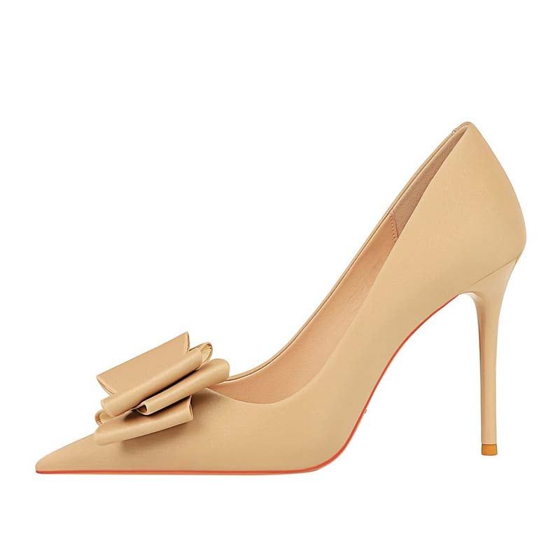 SHANDIAN - Zapato Formal Mujer Beige