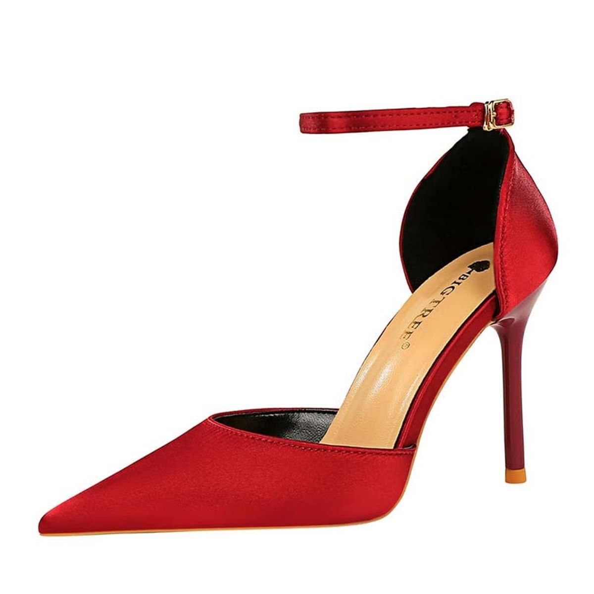 SHANDIAN - Sandalias de fiesta Mujer Rojo