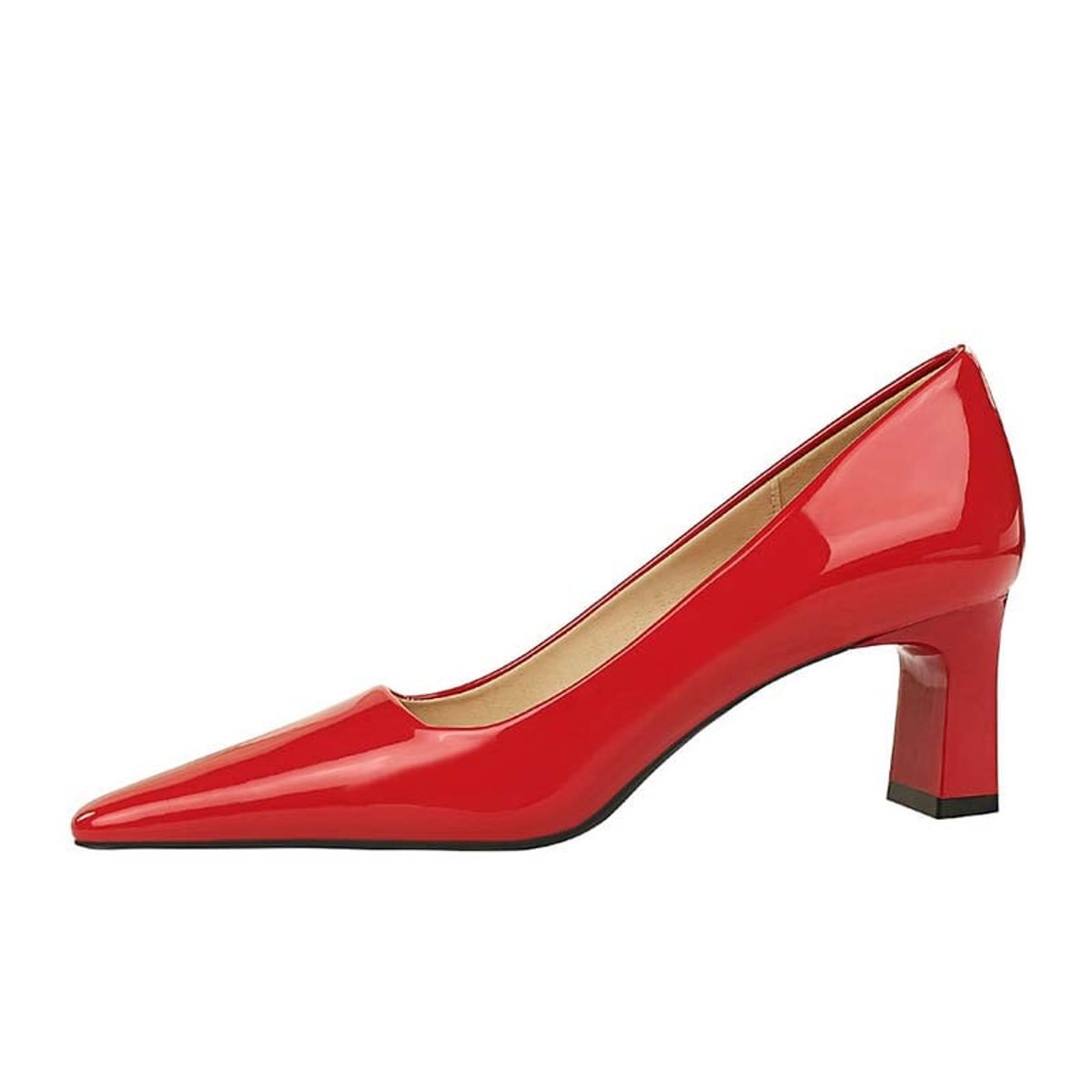 SHANDIAN - Zapato Formal Mujer Rojo