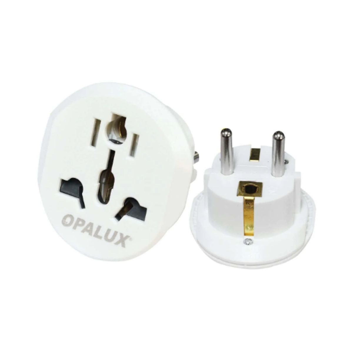 OPALUX - Adaptador Enchufe Schuko OP-605-2BL OPALUX