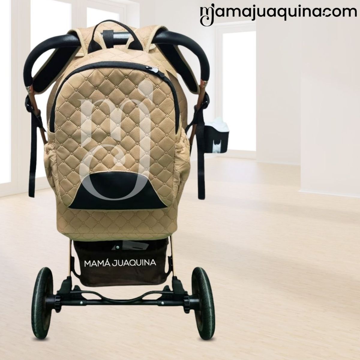 LITTLE - Coche Cuna de Lujo «LONDRES II» Edición Limitada Beige