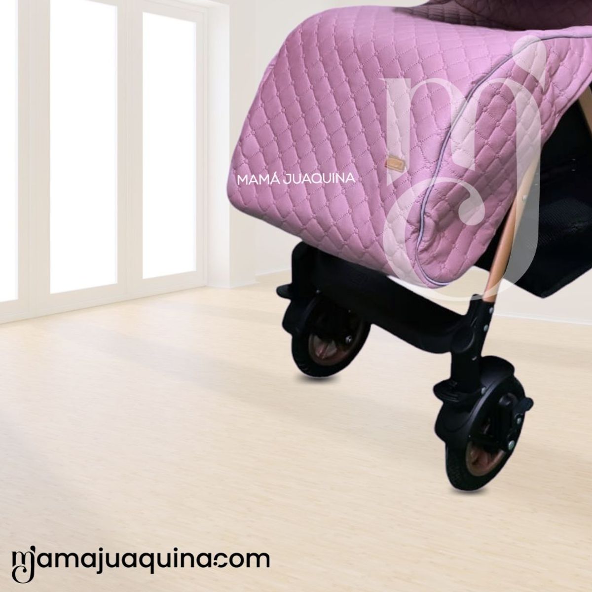 LITTLE - Coche Cuna de Lujo «LONDRES II» Edición Limitada Pink