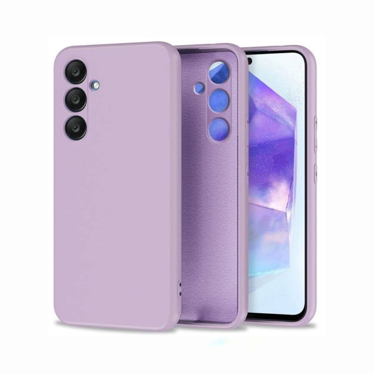 CASE - Case Silicona Para Samsung A35 - Lila