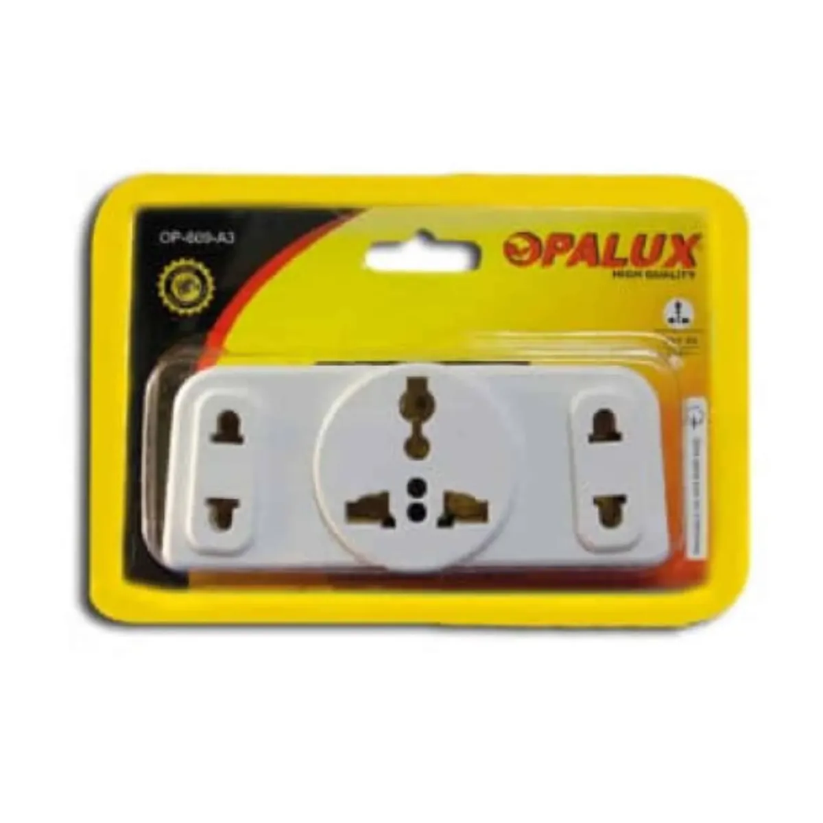 OPALUX - Adaptador Enchufe Triple OP-609-A3 OPALUX