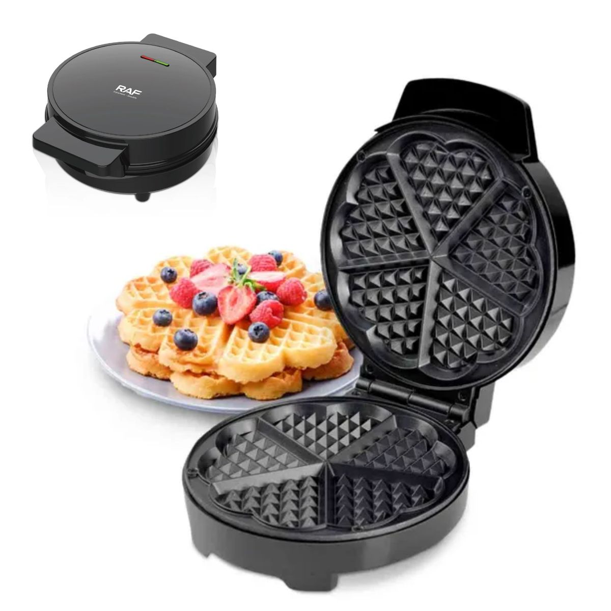 RAFF - Máquina Para Hacer Waffles - Raf