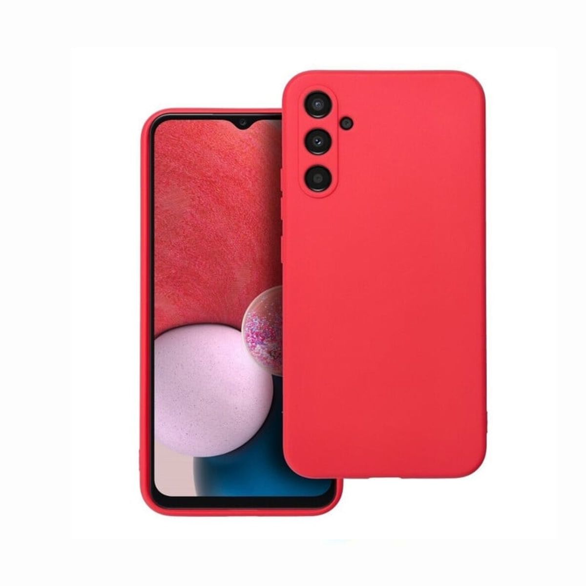 CASE - Case Silicona Para Samsung A54 - Rojo