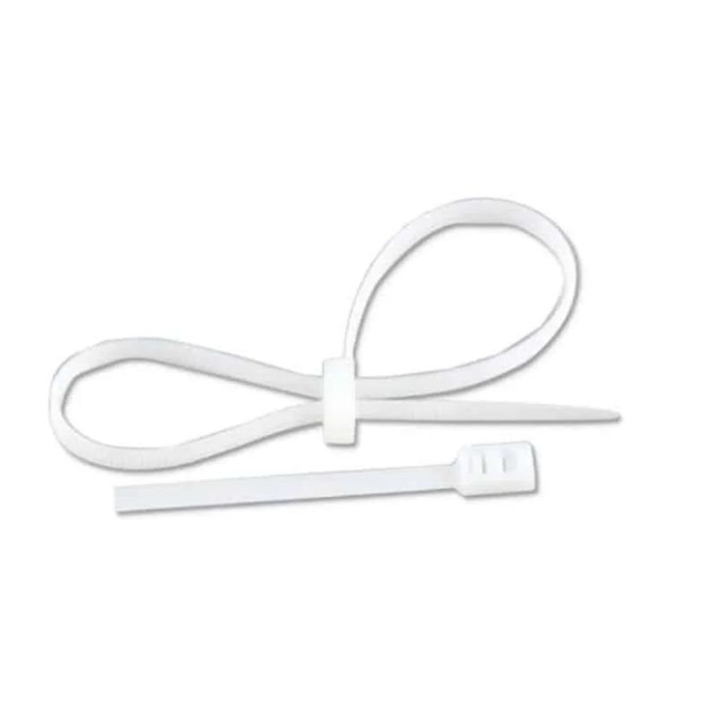 WESTOR - Cintillo para Cables 100mm x 2.5mm Blanco x 100 pzas