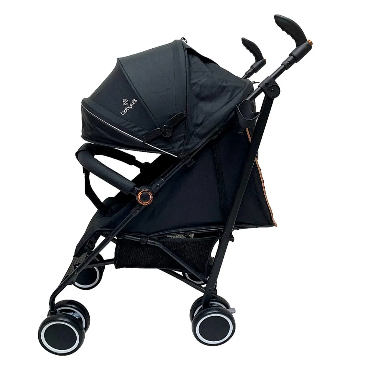 BABY KITS - Coche Bastón Baby Kits fiesta 5249 Negro