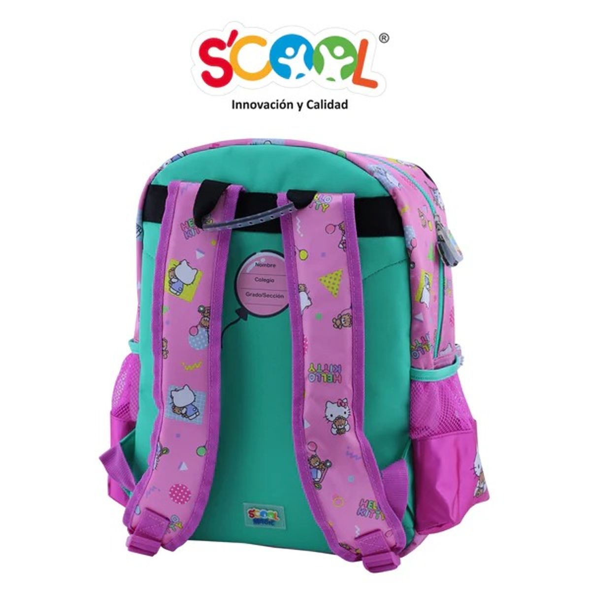 SCOOL - MOCHILA SCOOL MAGIC 3D HELLO KITTY SATIN