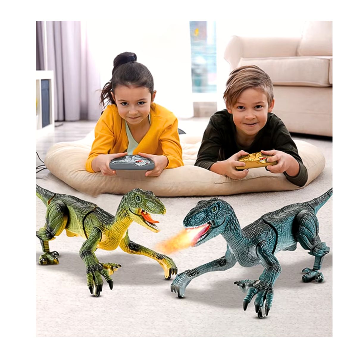 GENERICO - DINOSAURIO A CONTROL REMOTO RECARGABLE