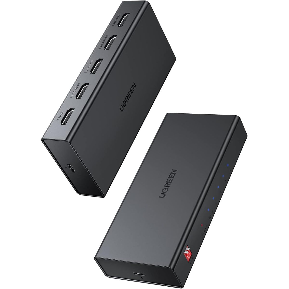 UGREEN - Ugreen Splitter Hdmi 1x4 4k 60hz Edid Hdcp 2.2 1.4 3d Hdr